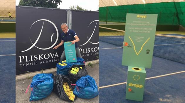 Ročně se vyhodí miliony tenisáků. Dropp Tennis je přemění na povrchy jízdáren, tenisky nebo dětská hřiště